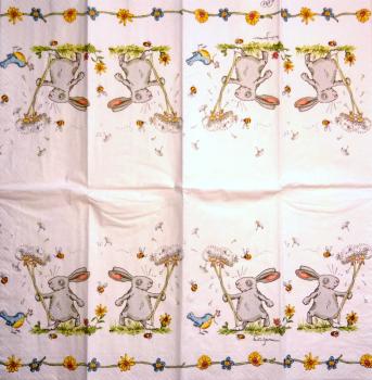 999.088 Rabbits:  unnatürlich - 3-ply - ppd - C.Pabst